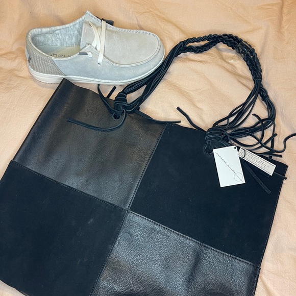 Free People Handbags - Free People, Sundown Wilds Purse, leather & Suede